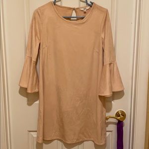 Suede pink JACK dress